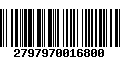 Código de Barras 2797970016800