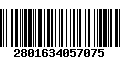 Código de Barras 2801634057075