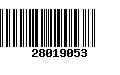 Código de Barras 28019053