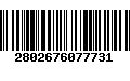 Código de Barras 2802676077731