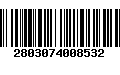 Código de Barras 2803074008532