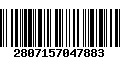 Código de Barras 2807157047883