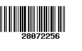 Código de Barras 28072256