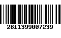 Código de Barras 2811399007239