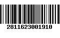 Código de Barras 2811623001910