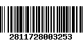 Código de Barras 2811728003253