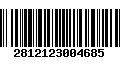 Código de Barras 2812123004685