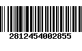 Código de Barras 2812454002855