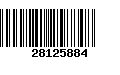 Código de Barras 28125884