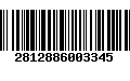 Código de Barras 2812886003345