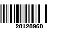 Código de Barras 28128960