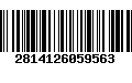 Código de Barras 2814126059563