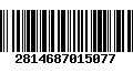 Código de Barras 2814687015077