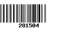 Código de Barras 281504