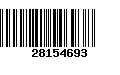 Código de Barras 28154693