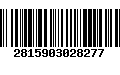 Código de Barras 2815903028277