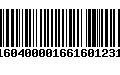 Código de Barras 2816040000166160123101