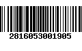 Código de Barras 2816053001905