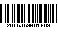 Código de Barras 2816369001989