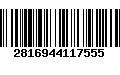 Código de Barras 2816944117555