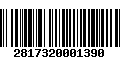 Código de Barras 2817320001390