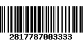 Código de Barras 2817787003333