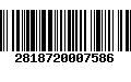 Código de Barras 2818720007586