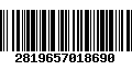 Código de Barras 2819657018690