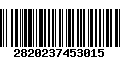 Código de Barras 2820237453015