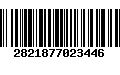 Código de Barras 2821877023446