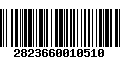 Código de Barras 2823660010510