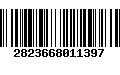 Código de Barras 2823668011397