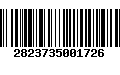 Código de Barras 2823735001726