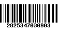 Código de Barras 2825347030903