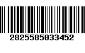 Código de Barras 2825585033452