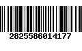 Código de Barras 2825586014177