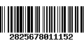 Código de Barras 2825678011152