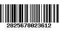 Código de Barras 2825678023612