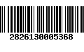 Código de Barras 2826130005368