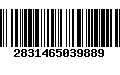 Código de Barras 2831465039889