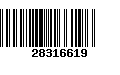 Código de Barras 28316619