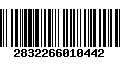 Código de Barras 2832266010442