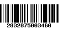 Código de Barras 2832875003460