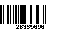 Código de Barras 28335696