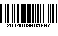 Código de Barras 2834889005997