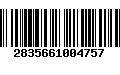 Código de Barras 2835661004757