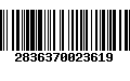 Código de Barras 2836370023619