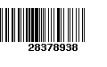 Código de Barras 28378938