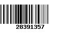 Código de Barras 28391357