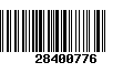 Código de Barras 28400776